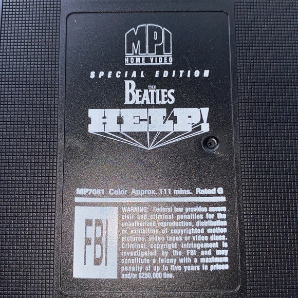 The Beatles Help! Special Edition VHS Video Music Band Vintage - Picture 7 of 8